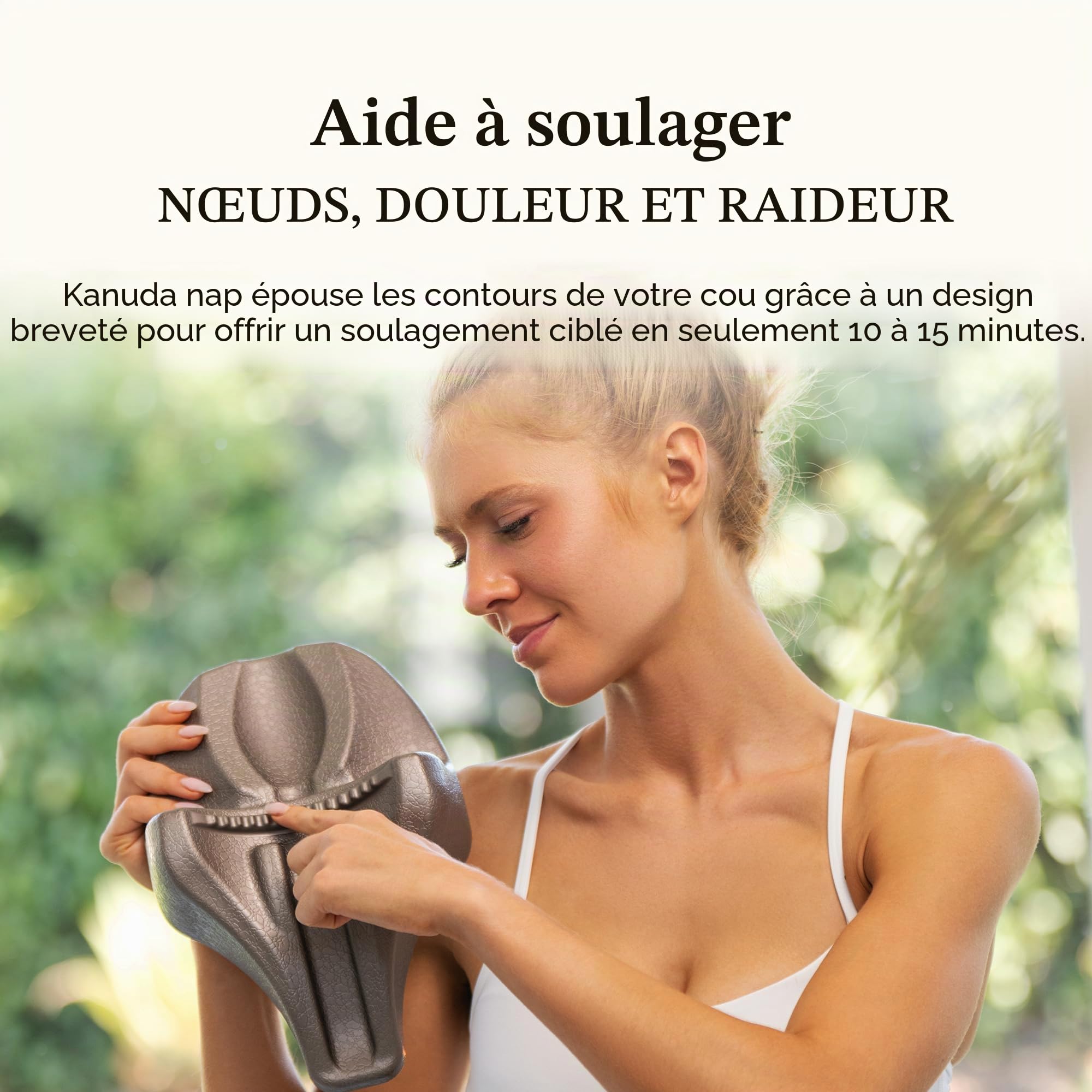 Kanuda Head Nap - Appareil de Traction cervicale pour soulager Les douleurs cervicales et soulager Les tensions - Conçu par Un kinésithérapeute