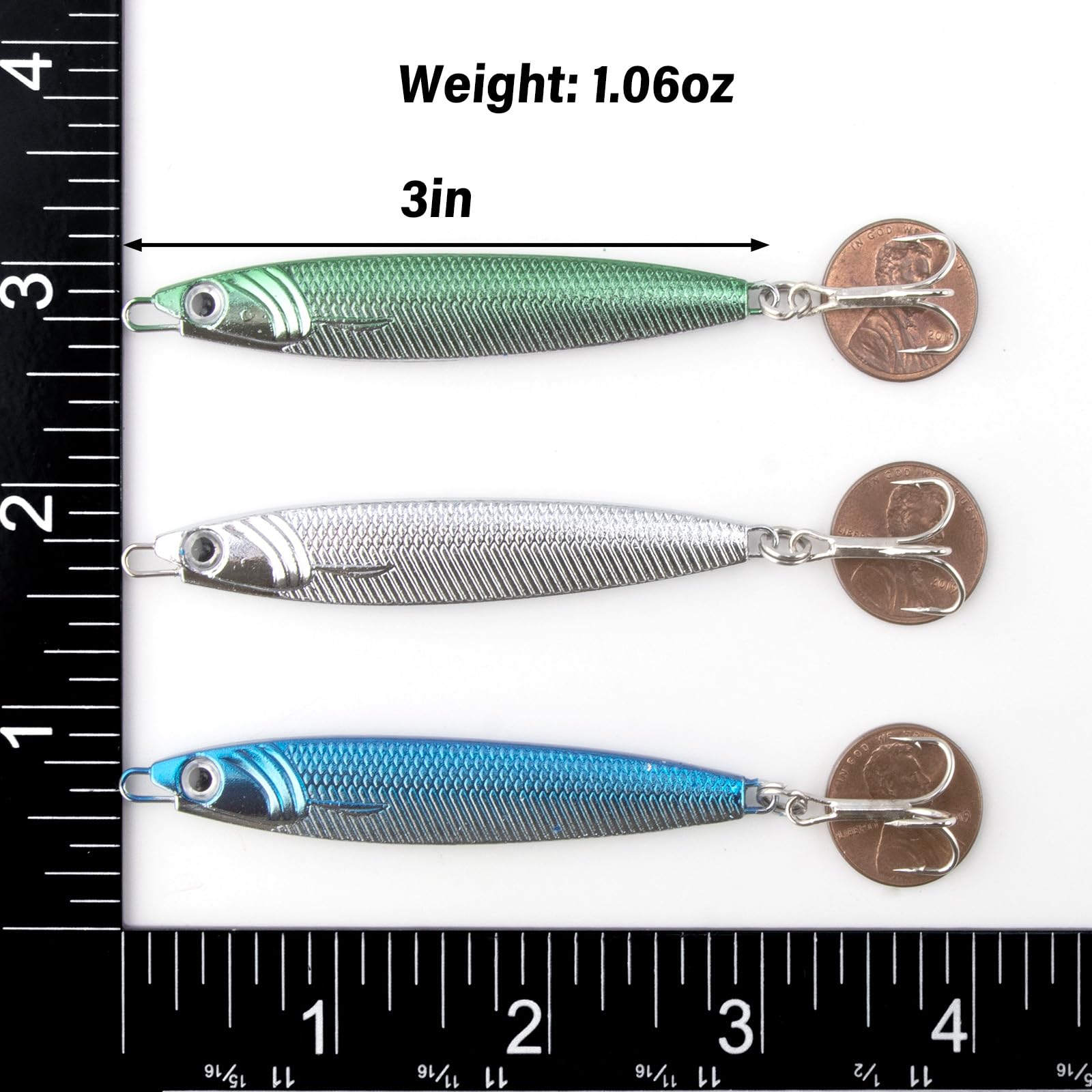 Dr.Fish Fishing Jigs Jigging Spoon Saltwater Fishing Lure Casting Metal Spoon Surf Fishing Mackerel Striper Lures Stinger Bluefish Vertical Diamond Jig