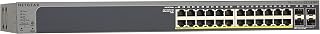 NETGEAR GS728TPP-100NAS 24-Port Gigabit Ethernet Smart Managed Pro Switch, PoE/PoE+, 384w, 4 SFP+, ProSAFE Lifetime Protection (GS728TPP)