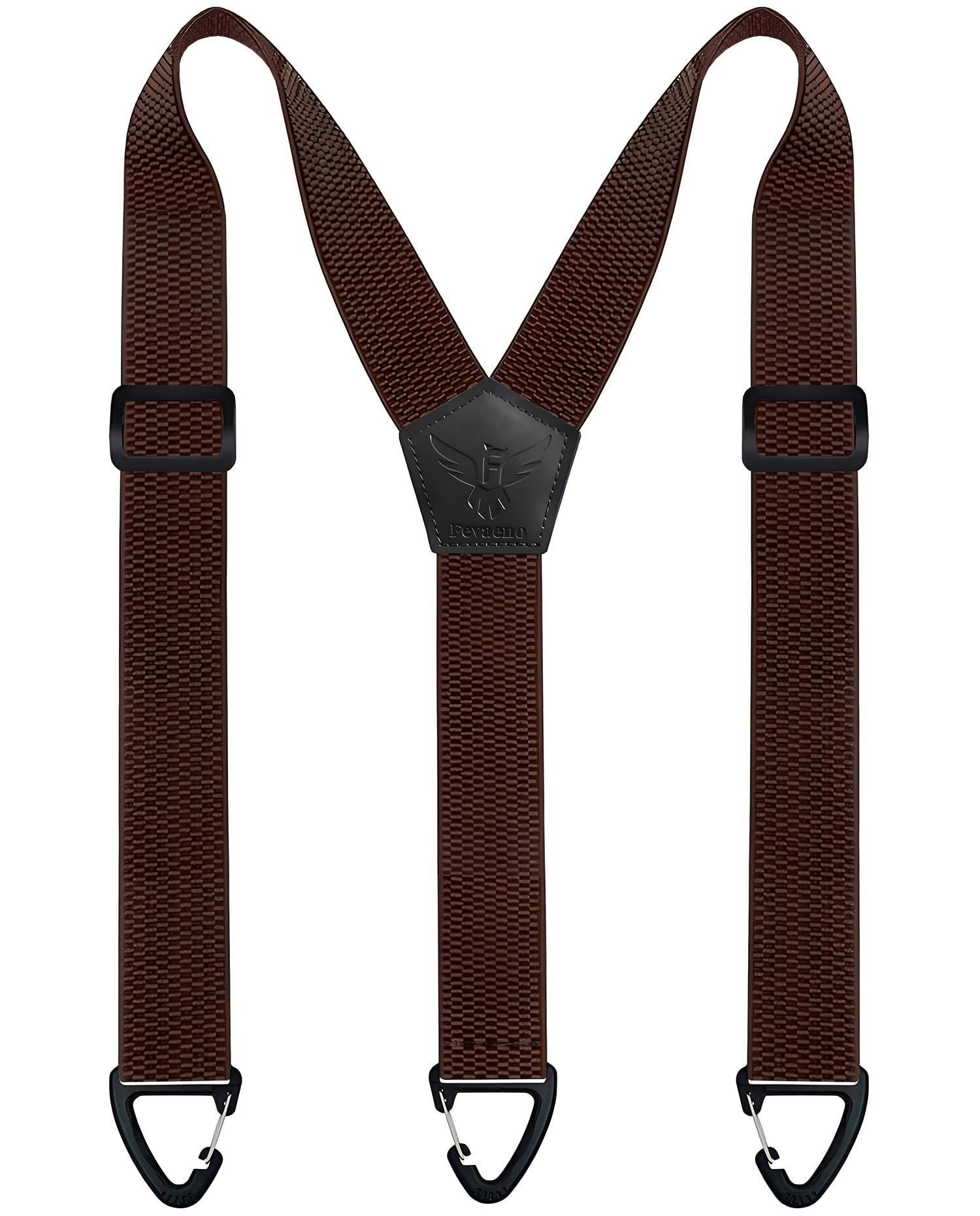 Gucass Bretels voor heren, X-vorm, 3,8 cm breed, extra sterk, elastisch, verstelbaar, met metalen antislipgesp, eenheidsmaat bretels voor heren en dames, wit, Verstellbar von 76 cm bis 125 cm