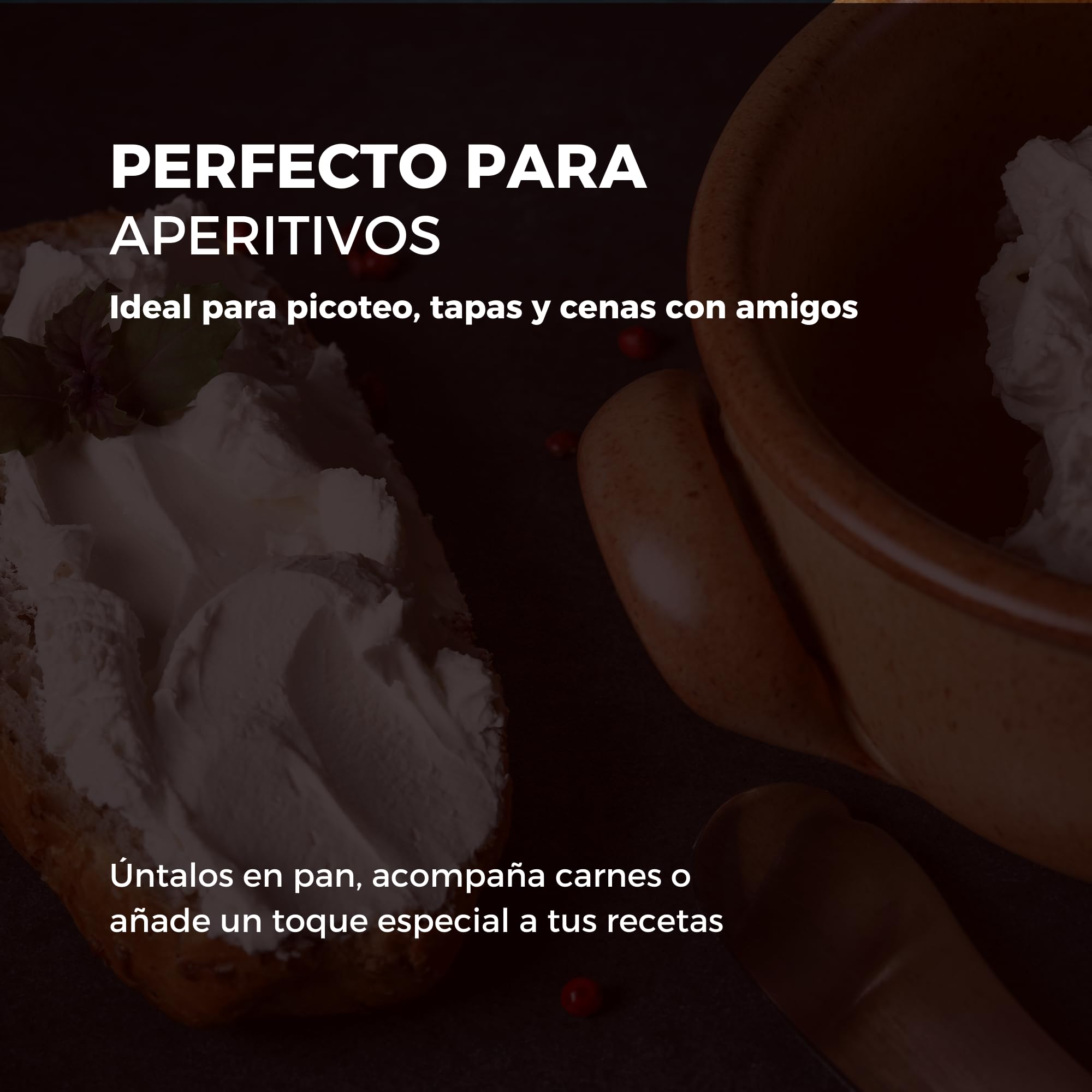 Pack Tres Cremas de Queso La Chinata - Cremas Gourmet para Untar - Tapas