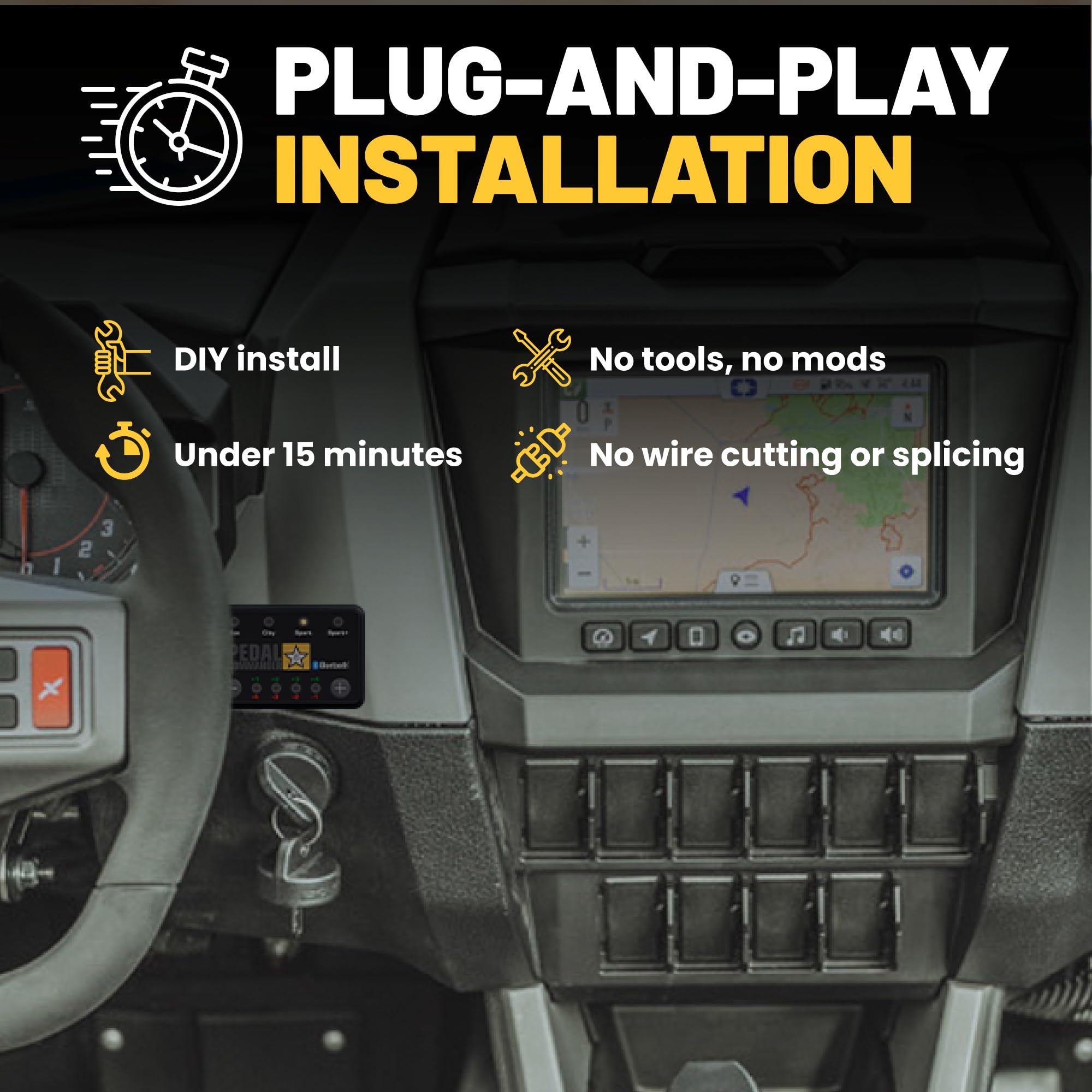 Amazon.com: PEDAL COMMANDER for All Polaris RZR Models 2015-2026 Throttle  Response Controller - Anti-Theft, 36 Driving Settings & App Control, UTV  Throttle Controller Performance, Polaris Accessories : Automotive