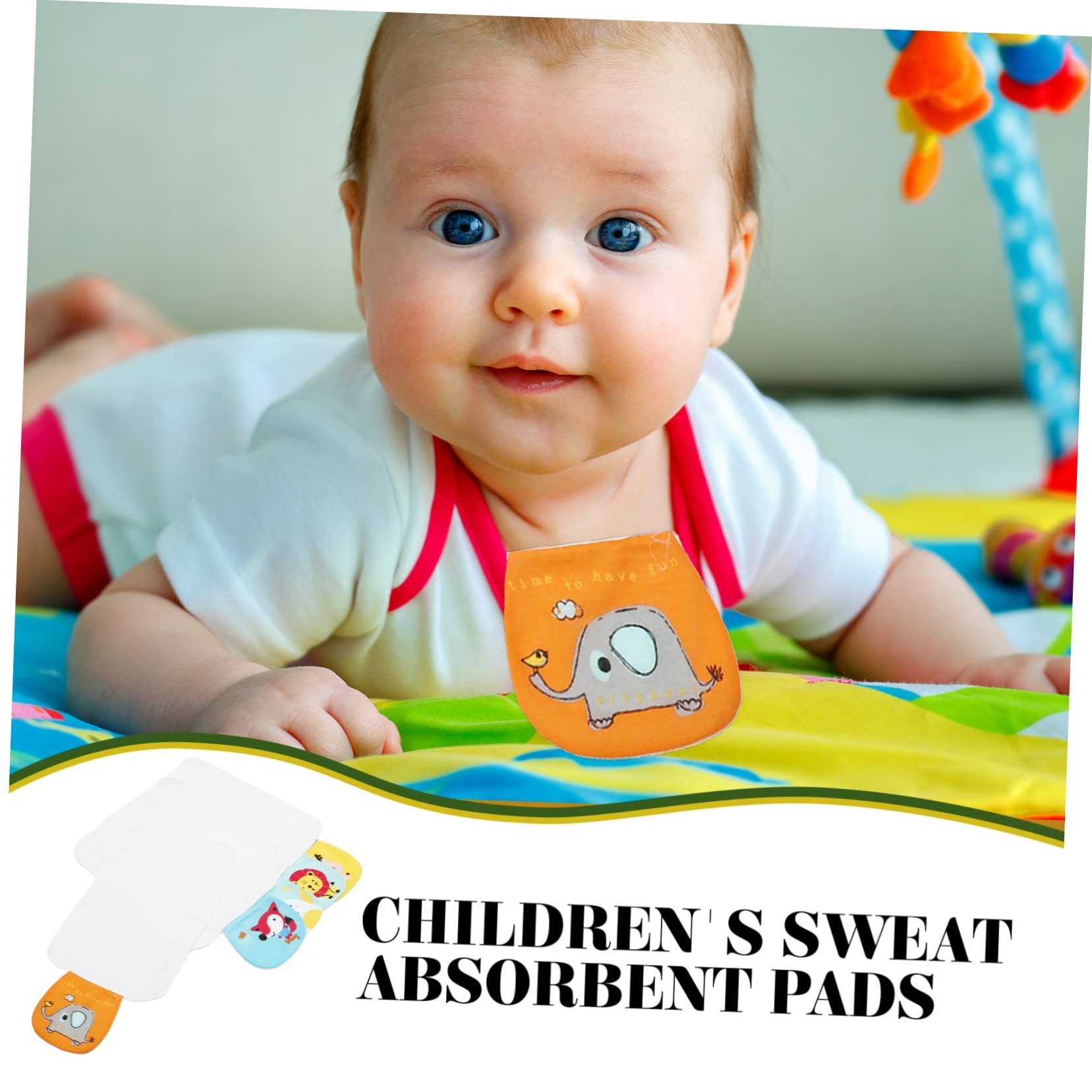 UPKOCH 15piezas Toallas Absorbentes para Bebés De Algodón De Diseño Adorable Ciervo León Elefante Pollito para Jugar y Hacer Ejercicio