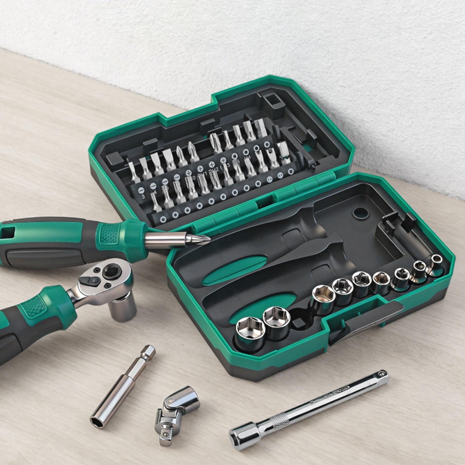 Set di chiavi a cricchetto Attrezzo magnetico a cricchetto per riparazioni | Set di chiavi riparazioni auto per meccanici fai da te e domestici automotive officina industria garage elettrodomestic