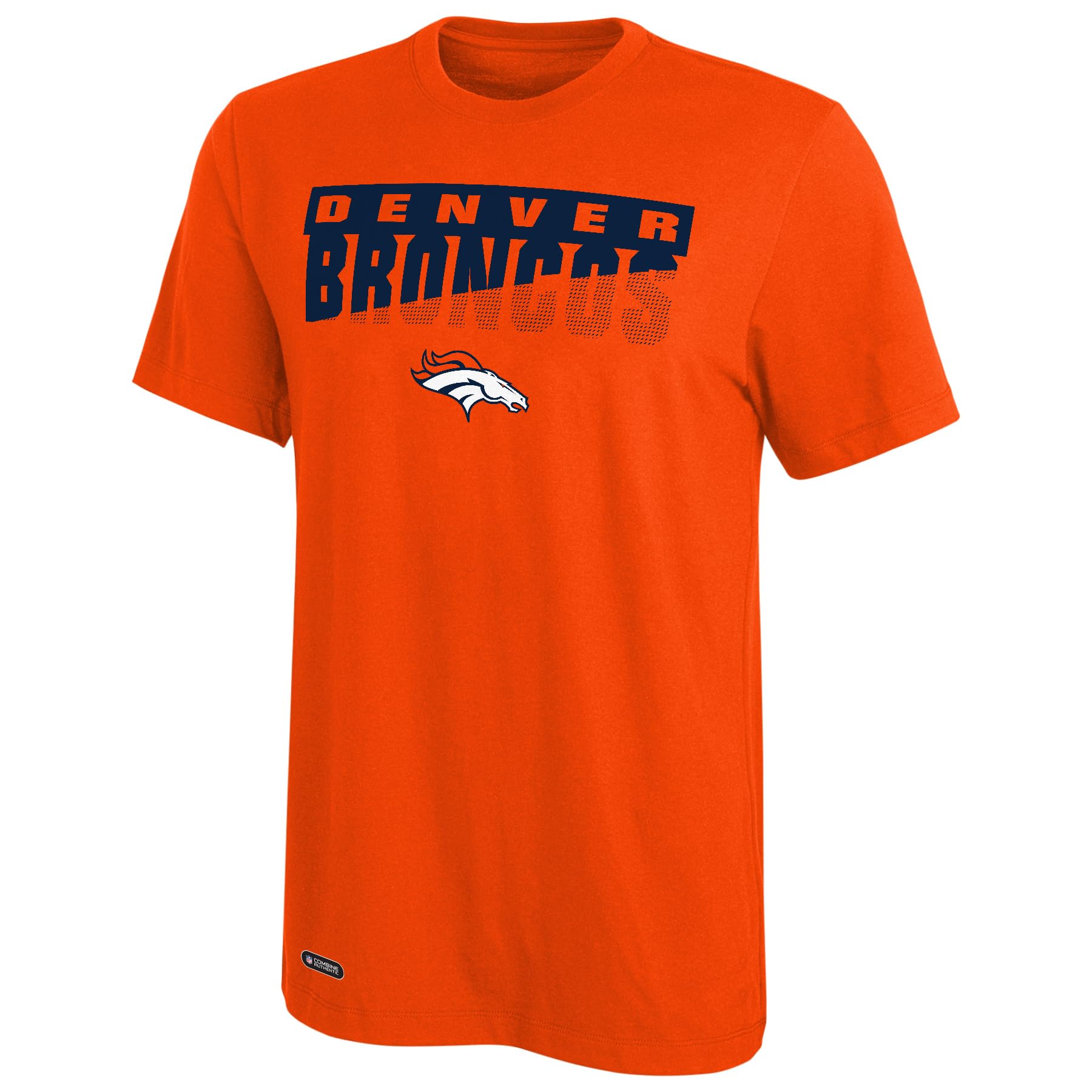New Era NFL Men's Scoreboard Dri-Tek Short Sleeve Tee, Denver Broncos XX-Large