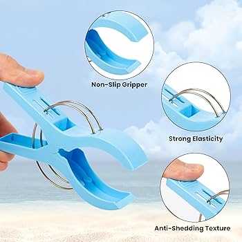 8 PCS Beach Towel Clips For Sun Loungers, Non-Slip Armenia