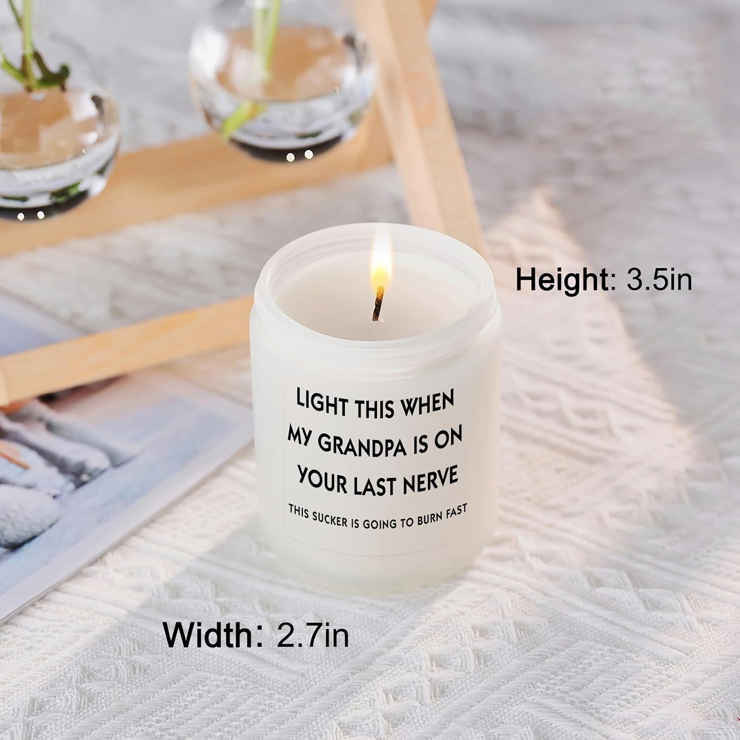 Grandma Gifts - Great Birthday Christmas Mothers Day Gifts for Grandma - Funny Grandma Grammy Gigi Mimi Nana Granny Gift Idea Best Women Candle image 4