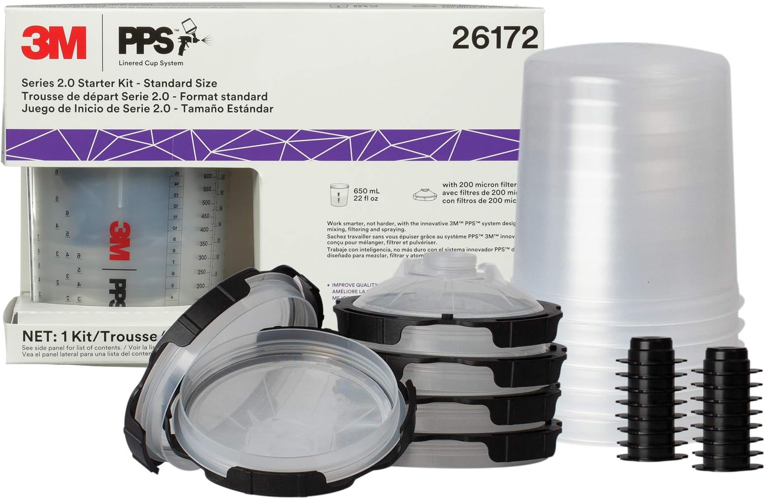 3M PPS PPS Series 2.0 26172 6-Pack Starter Kit, Standard