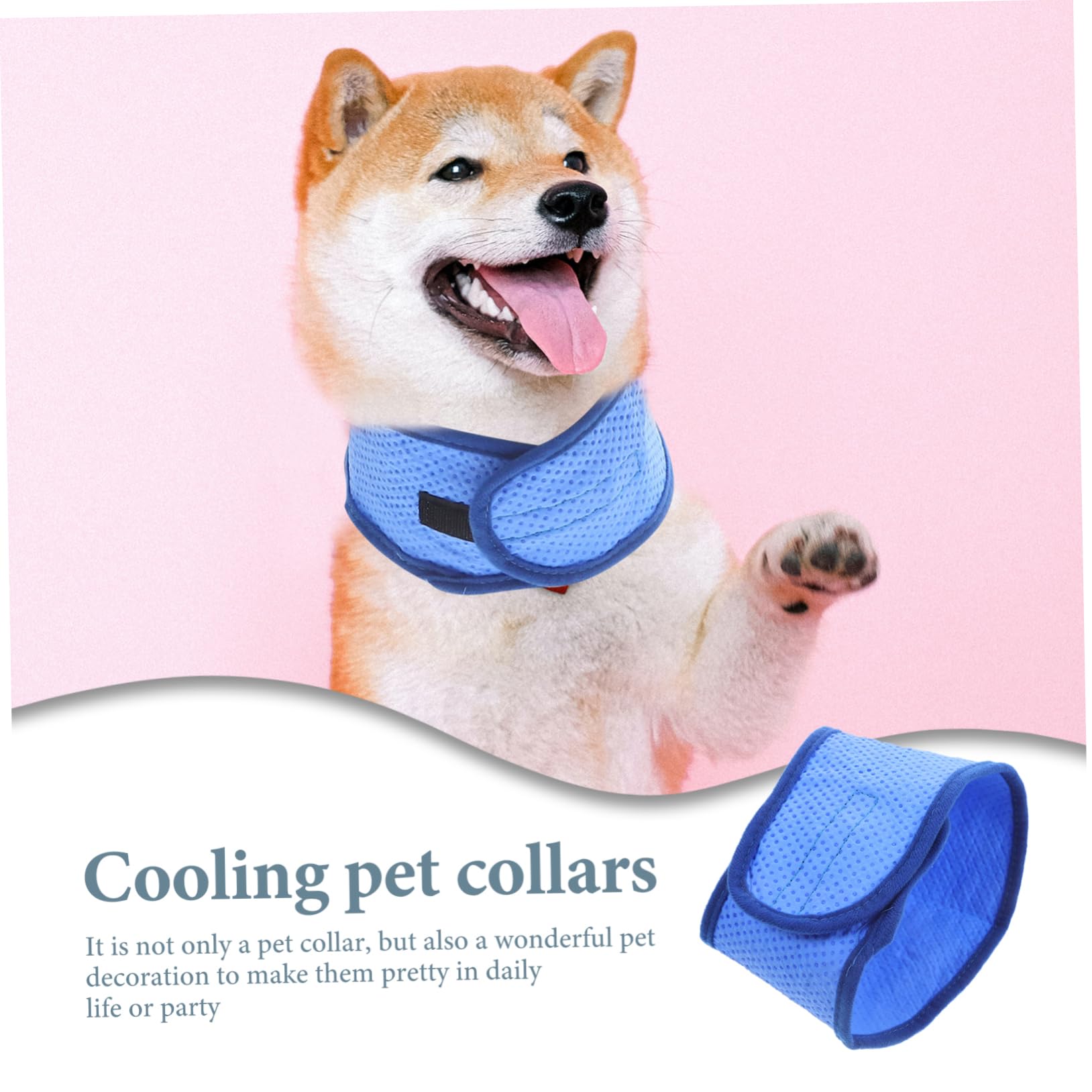 minkissy 4pcs dog cooling bandana dog bandanas summer Pet Bandana Puppy Ice Scarf summer dog collar Puppy Cooling Scarf Cooling Dog Bandana Cooling Pet Collars pet ice polyester the dog