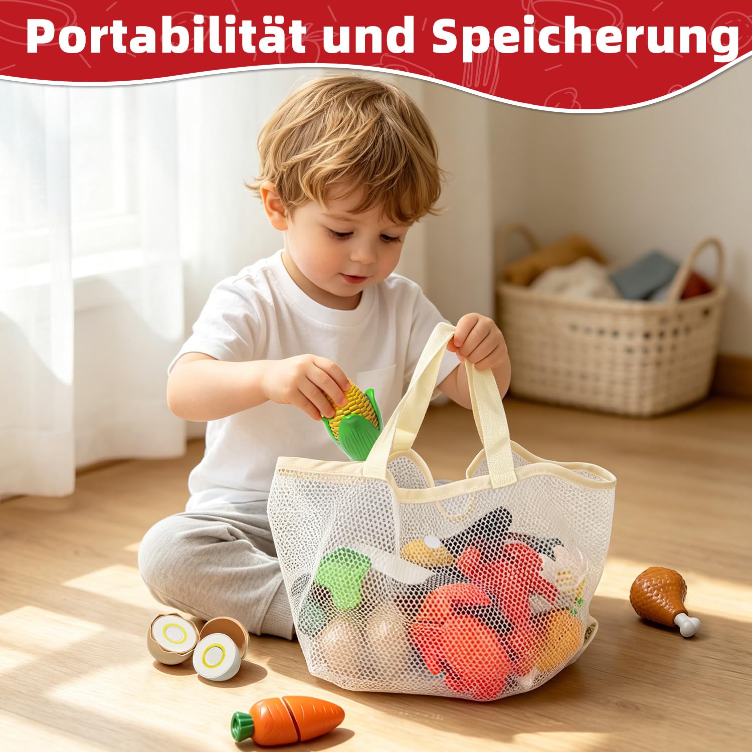 Lehoo Castle Kinderküche Zubehör, Spielküche Zubehör, Kinderküche Geschirr, Töpfe Kinderküche, Spielzeug ab 3 Jahre