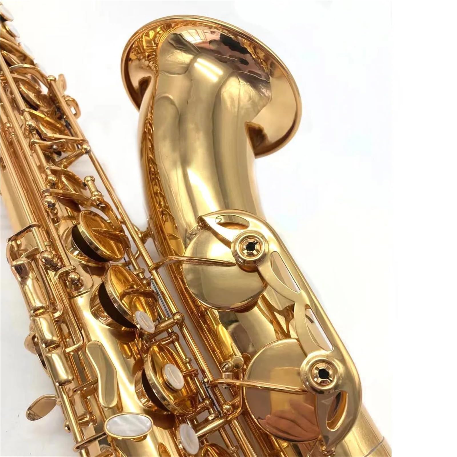 Sassofono tenore in ottone EB laccato oro