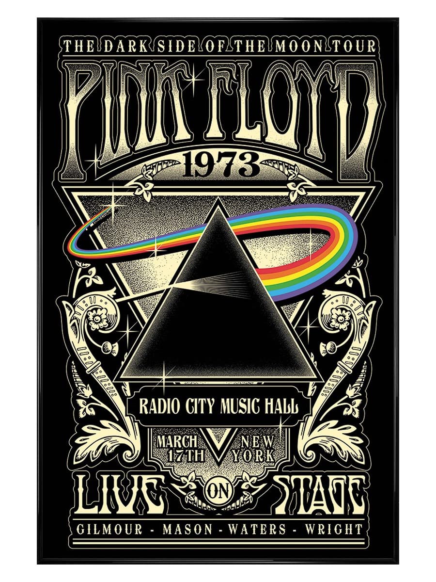 Grindstore Pink Floyd Gloss Black Framed 1973 Maxi Poster 61x91.5cm Wall Art