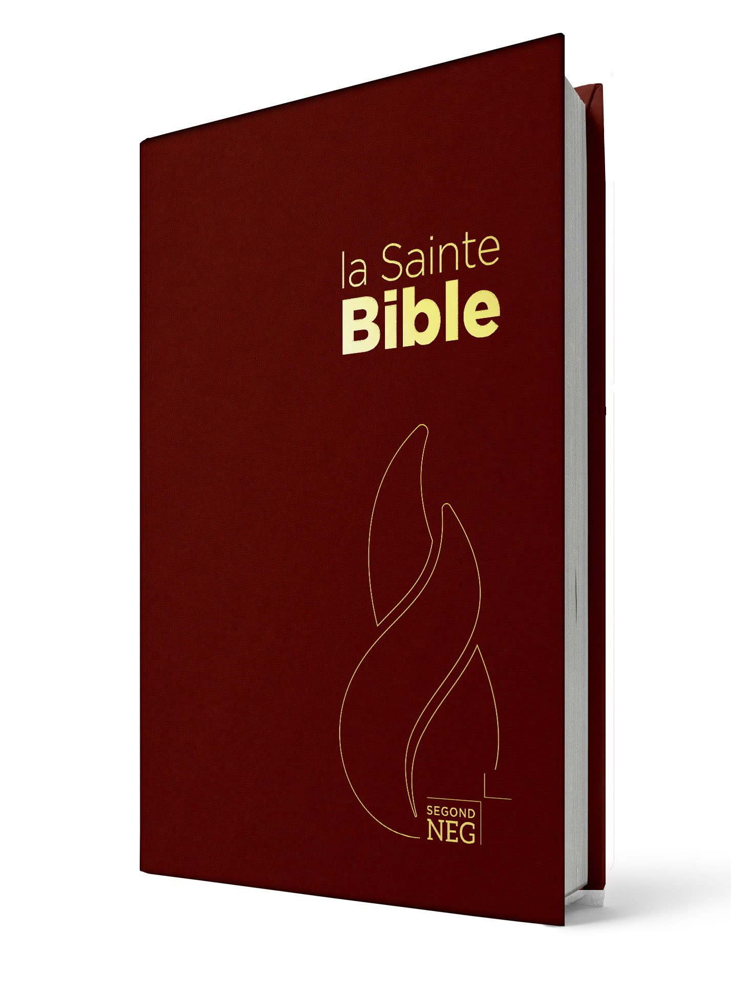 Bible Segond NEG, compacte, grenat: couverture rigide
