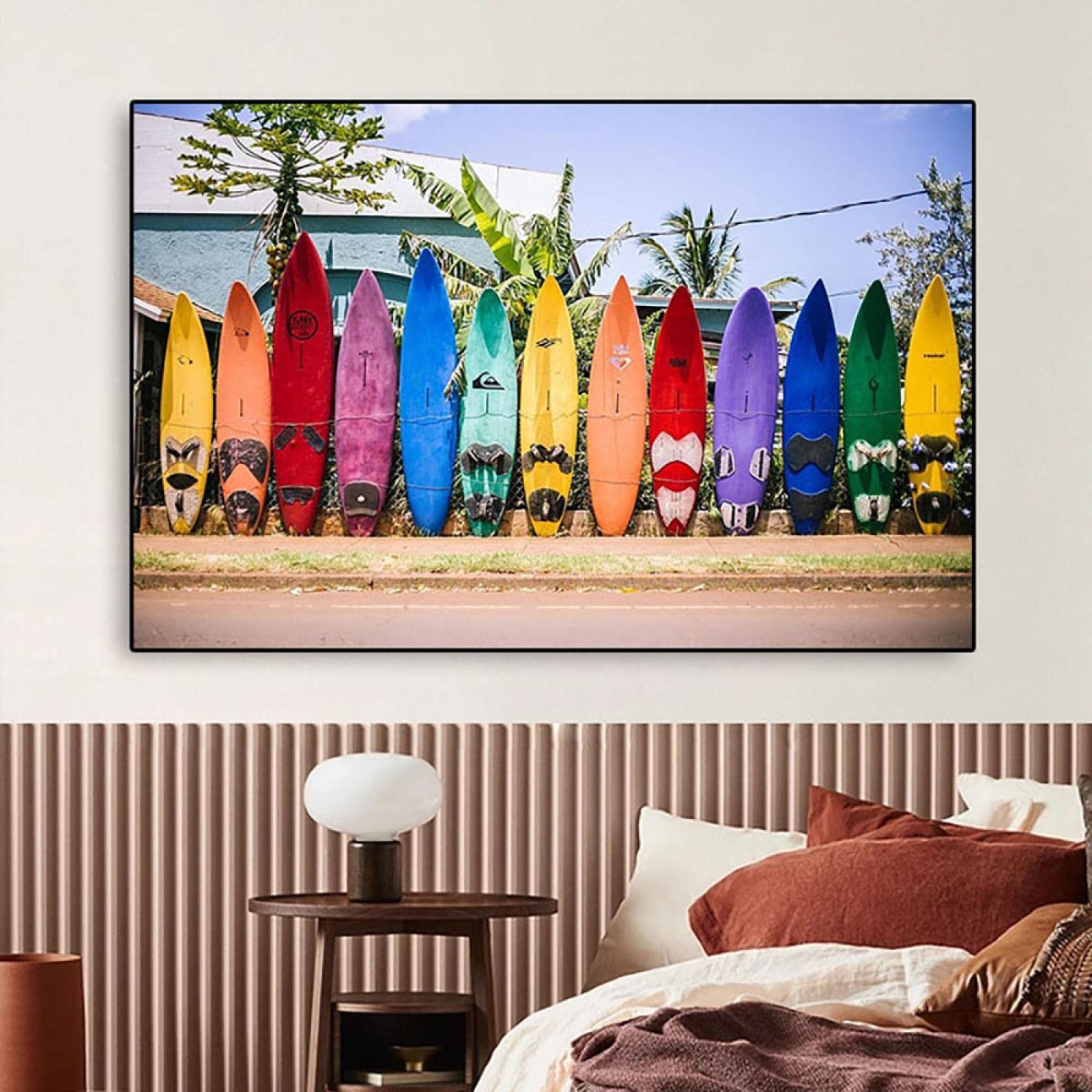 Fotografia surfingowa obraz na płótnie nadruk kolorowy plakat surfingowy i wydruki obraz krajobraz sztuka ścienna dekoracja domu Cuadros 60 x 80 cm bez ramy