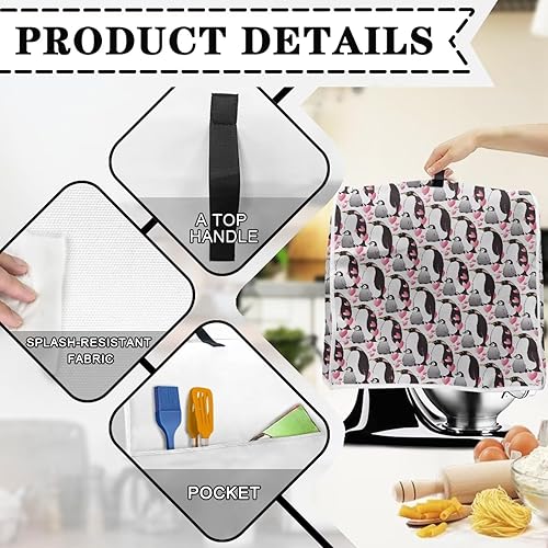 Miniatura 5 de Penguin Kitchen Aid - Fundas para batidora, tamaño L, impermeable, lavable, ligero, accesorio para máquina de helados, compatible con batidora de