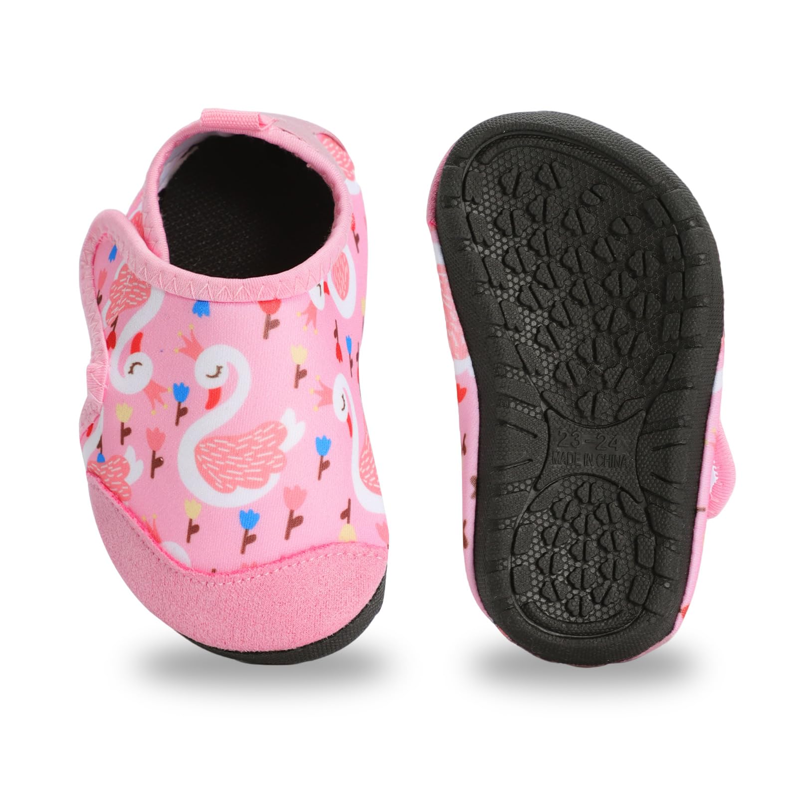 ADUDVLO Kids Toddler Water Shoes Non-Slip Quick Dry Baby Water Shoes Kids Beach Shoe Swimming Pool Surfing — view 10