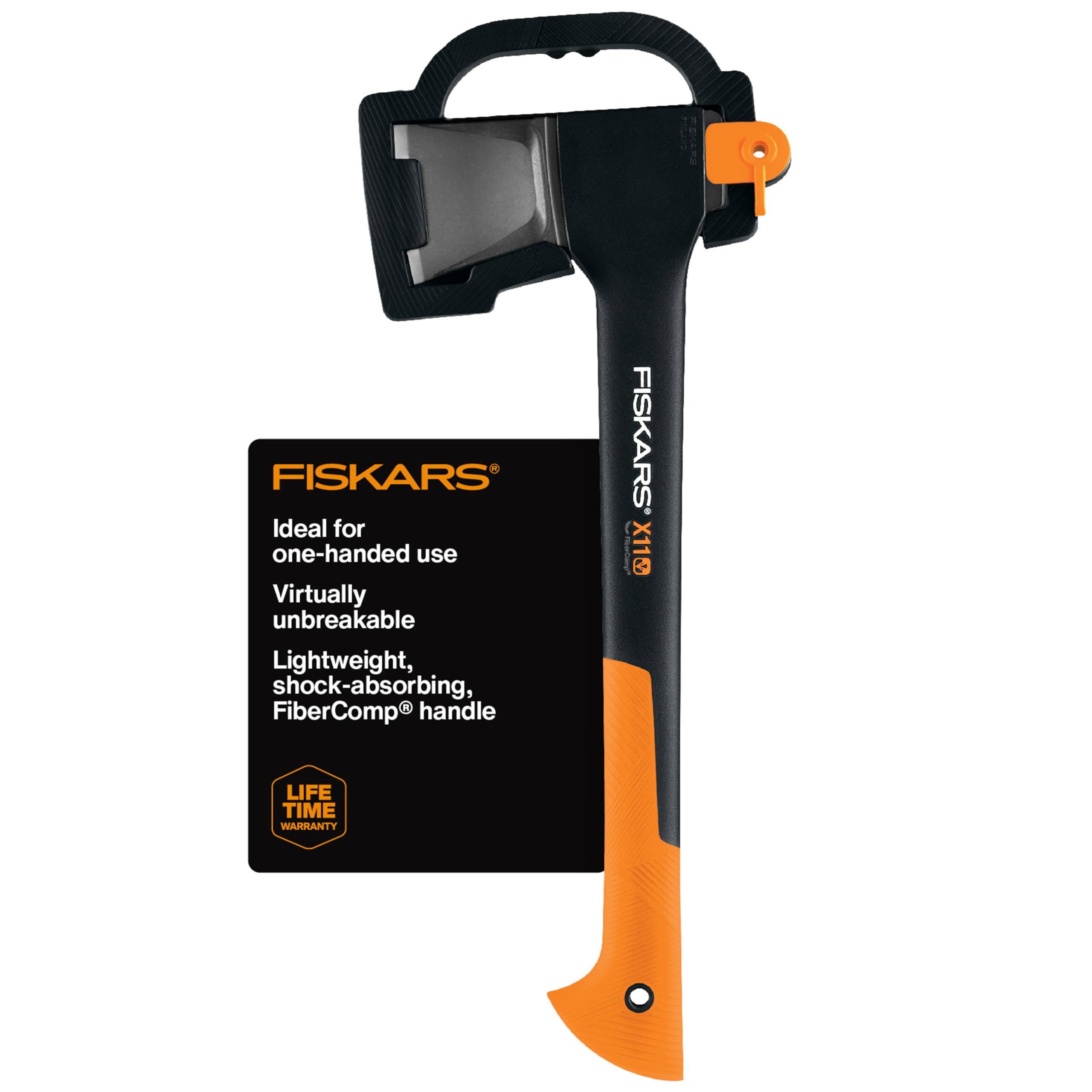 Fiskars X11 Splitting Axe 17", for Small Logs, Kindling &amp; One-Handed Use