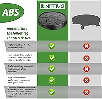 Vista 6 de Plant Caddy with Hidden Wheels, 13Inch Planter Roller Base with Drainage Tray, 360°Rolling Heavy Duty Plant Trolley with 4 Invisible Casters, Black