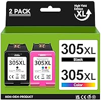 305XL Cartucce Compatibili per HP 305 Nero e Colore Cartucce, Nero e Colori