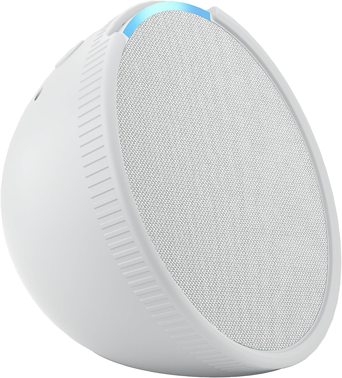 for Amazon Echo Pop Silicone Desktop Holder, Amazon Echo Pop Stand Holder Accessories, Amazon Echo Pop Speaker Accessory Rack (1 Piece, White) Silicone