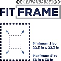 Vista 5 de ADFORS Kit de reemplazo de pantalla de ventana personalizado, marco de pantalla ajustable y malla