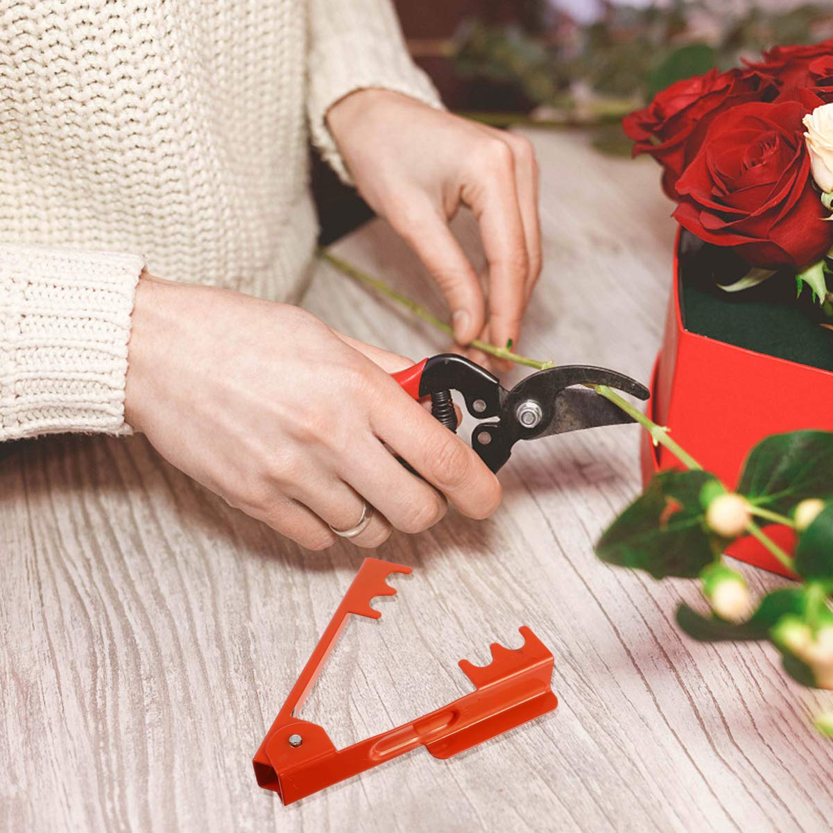 DOITOOL and Leaf Stripper 2pcs Metal Tool Easy to Use Garden Supplies for Florist