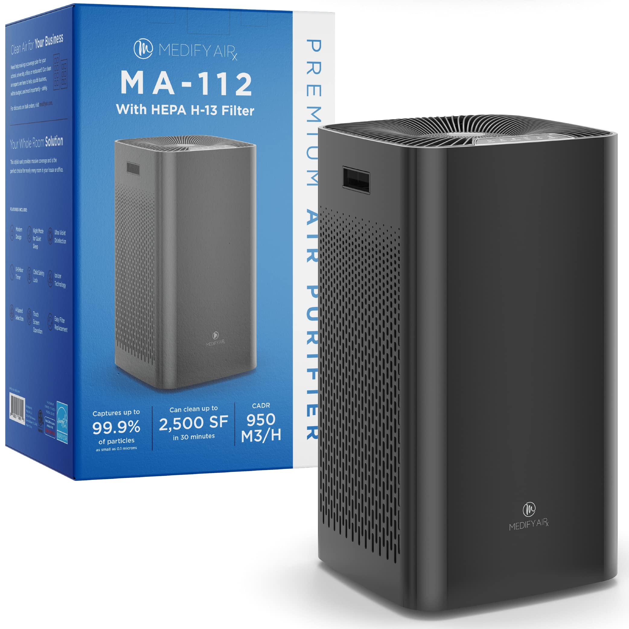 Buy Medify Air MA112 V2.0 Air Purifier with H13 HEPA filter a higher