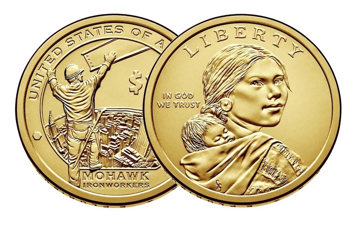 2015 P, D Native American (Sacagawea/Golden) Dollar 2 Coin Set Uncirculated