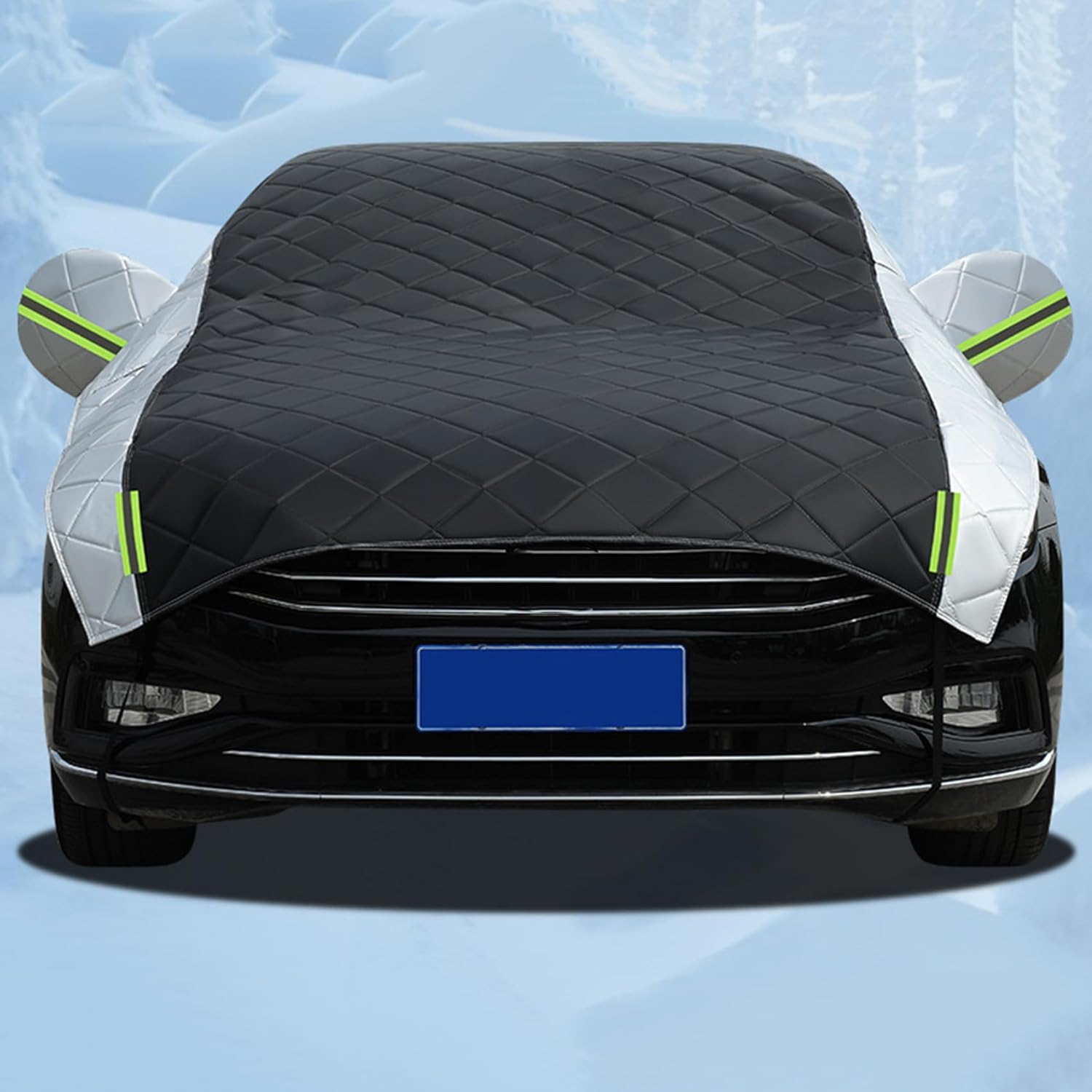 Car Cover Against Hail, Windshield Protector, Thicken Cover for SUV, Hail Blanket, Dustproof Snowproof for Sedan and Hatchback (Black, Sedan) Black Sedan