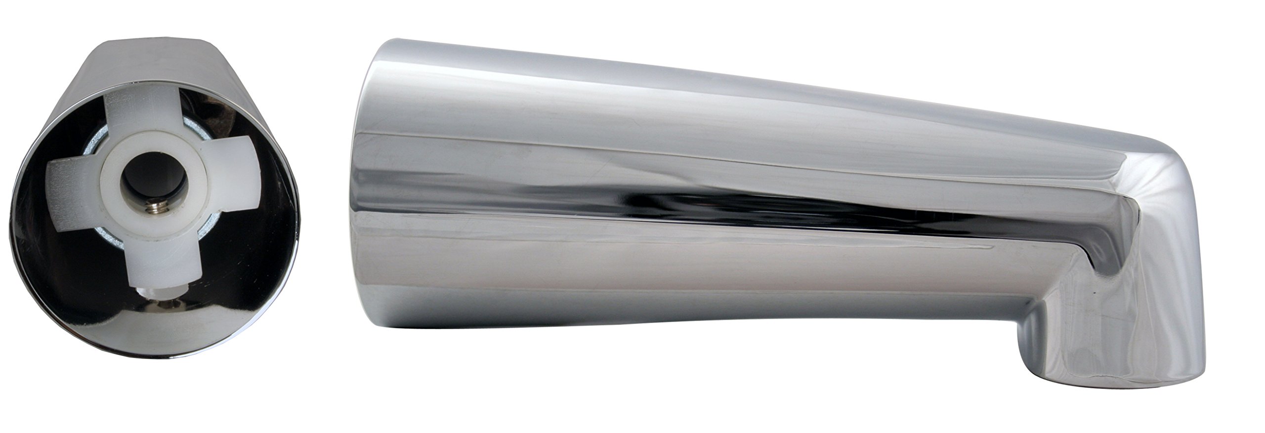 Westbrass Bakır Boru, Cilalı Krom, E5074-1F-26 için 7" Küvet Ağzı