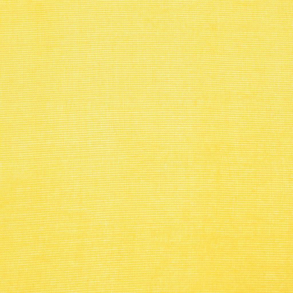 Voile Vorhänge mit Schlaufen 2er Set Gelb 140x225 cm Polyester Gardine halbtransparent für Wohnzimmer Schlafzimmer Sichtschutz Sonnenschutz mit Ösen