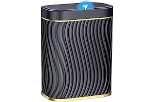 Gold Touchless Trash Can for Bedroom
