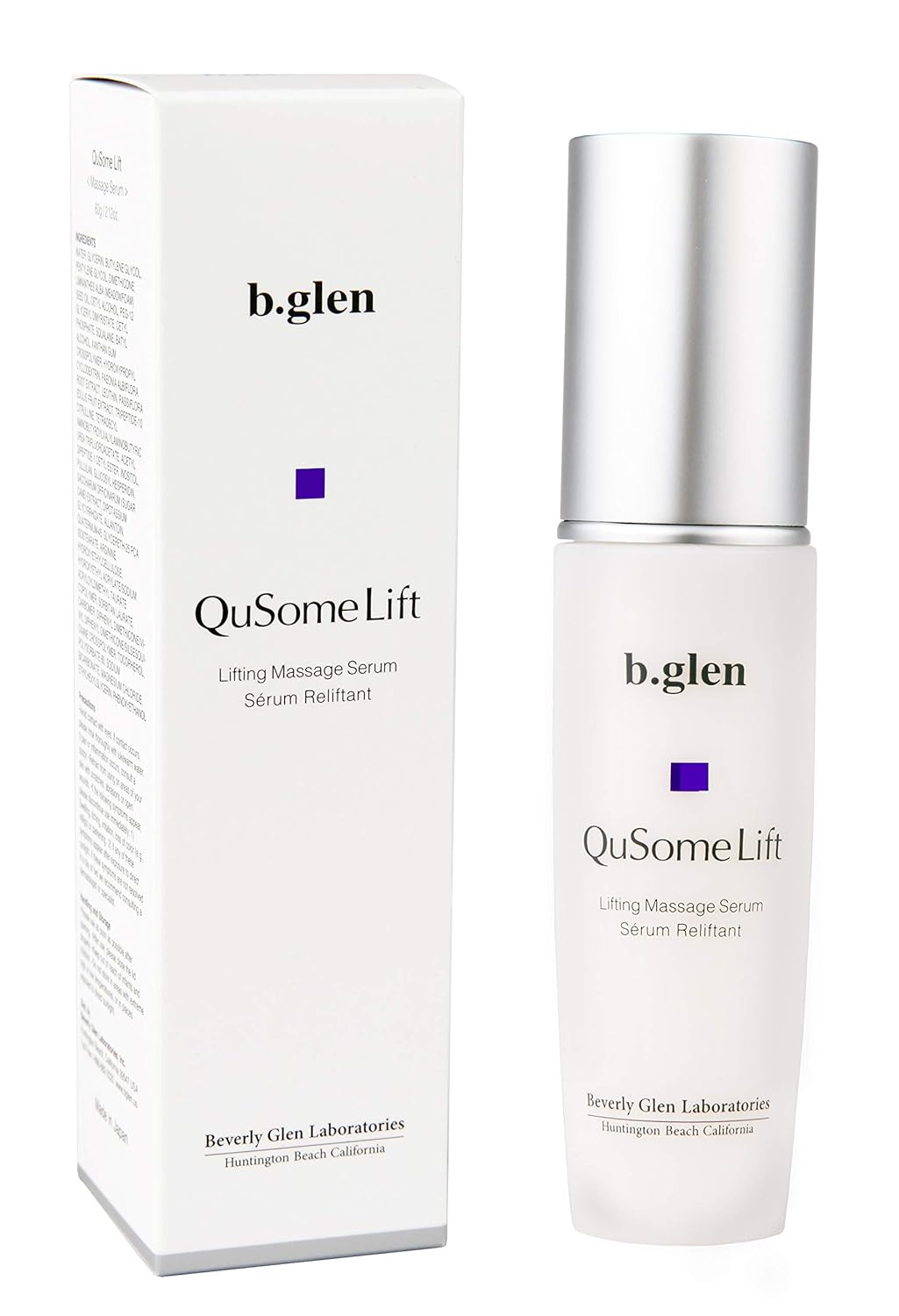b.glen Once daily tightening & lifting massage serum for a contoured complexion featuring peptides and botanical extracts 【b.glen QuSome Lift (60g/2.12oz)】