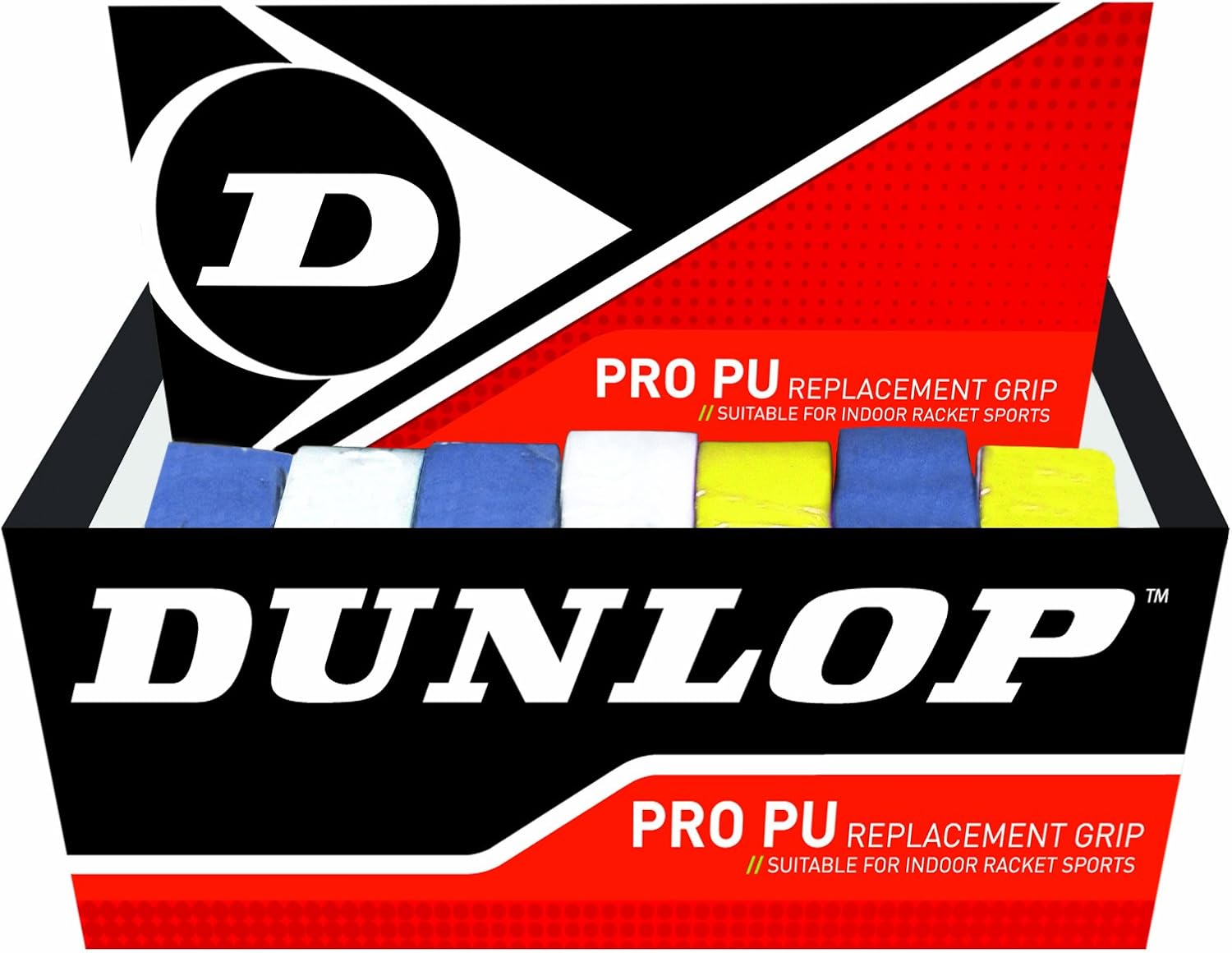 Dunlop Sports Pro PU Replacement Grip (Assorted, Pack of
