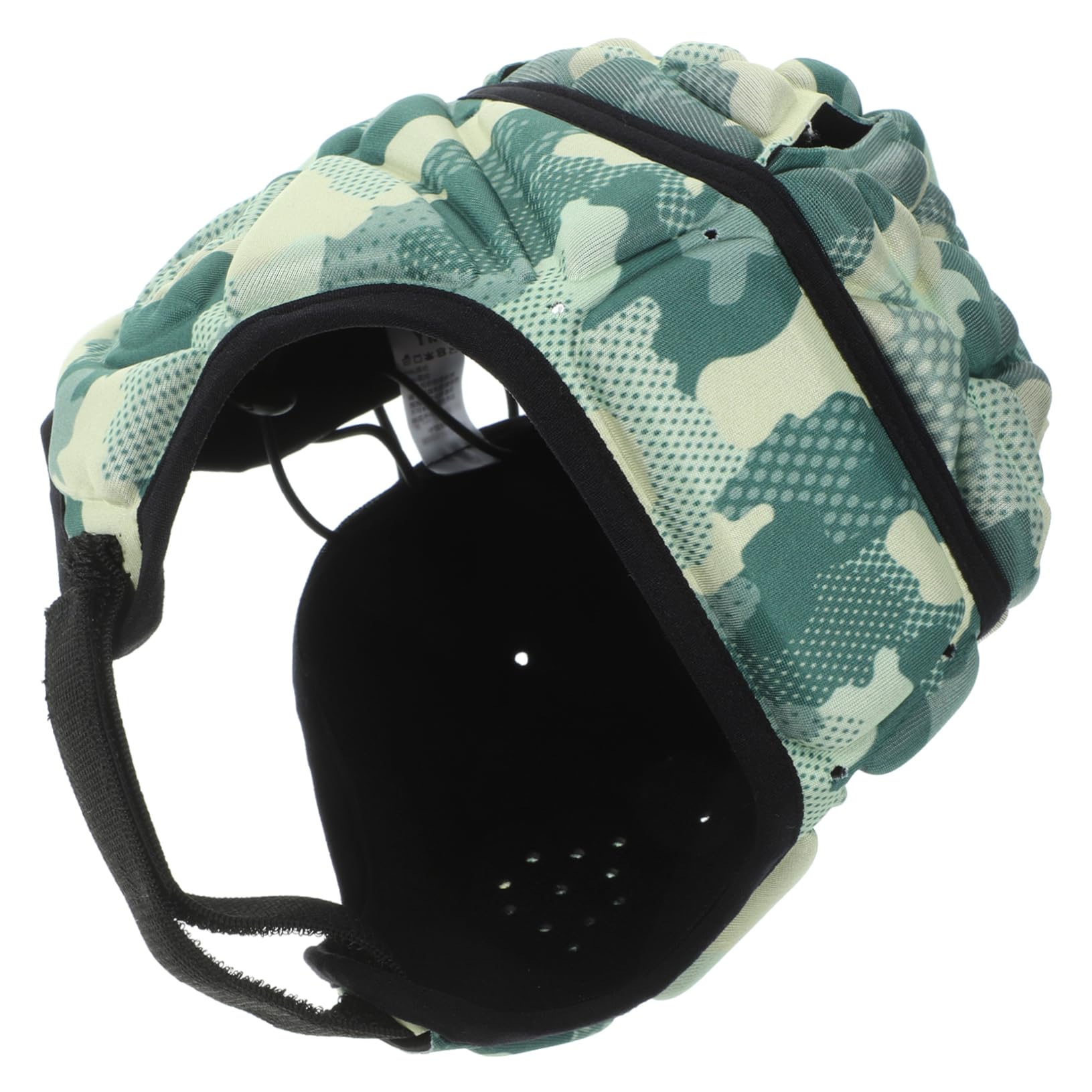 Casco Rugby Niño, Casco para Fútbol Espuma Eva y Poliéster, Transpirable y Ajustable, Protección Cómoda para Jóvenes y Adultos