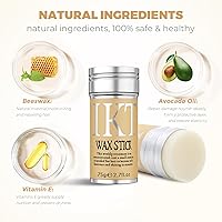 Vista 5 de SOVONCARE 4 Piezas Barra de Cera para Cabello para Cabellos Rebeldes con Cepillos – Barra de Cera para Cabello Peinado Hacia Atrás para Mujeres