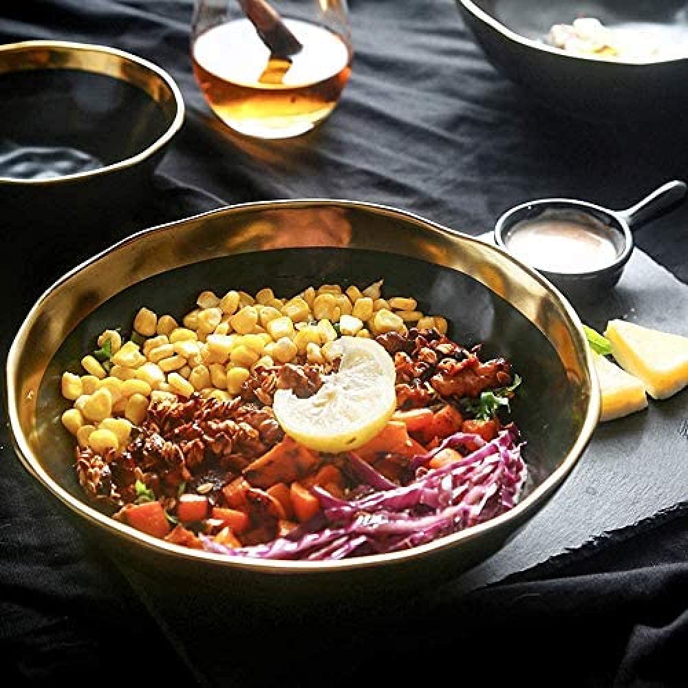 Set Di 2 Ciotole Per Noodle Ciotola Per Zuppa, Ciotole Per Cereali In Ceramica Vintage Per Pasta Per Insalata Di Riso E Cereali Per Zuppa,Ciotola Per Ramen-white||7.8 inches