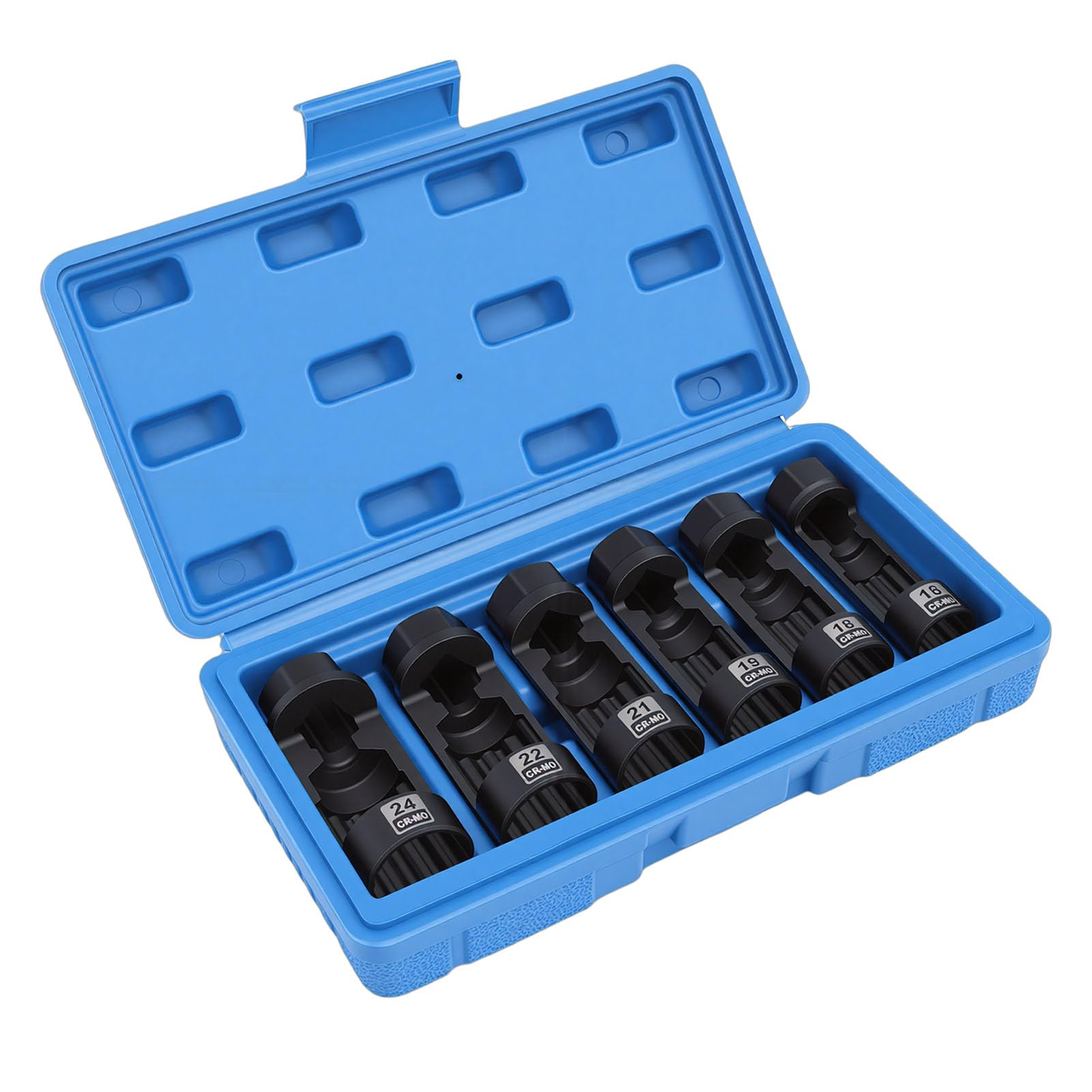 6 szt. Zestaw Nasadek do Nakrętek Kolumn Zawieszenia 16mm 18mm