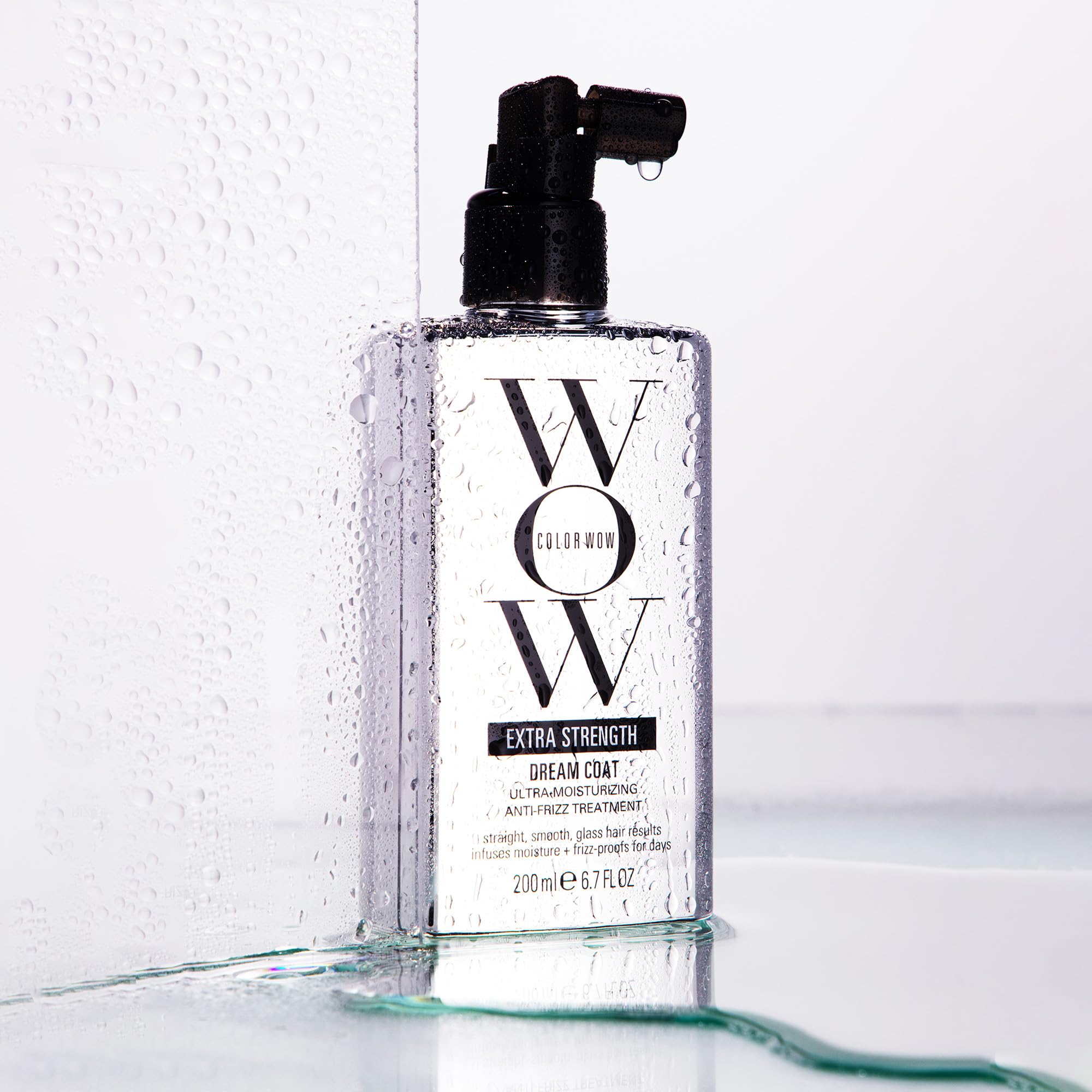Color Wow Dream Coat Extra Strength - Spray antiencrespamiento y protección térmica hasta 3 lavados - Spray abrillantador para cabello liso y suave - Sin sulfatos, sin parabenos, cruelty-free - 200ml