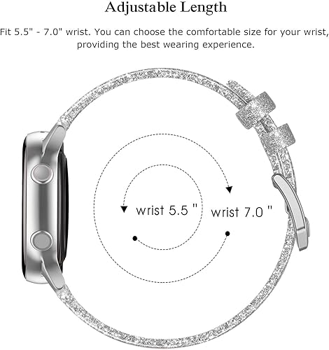 Vista 33 de Correa de piel compatible con Samsung Galaxy Watch 3 de 41 mm / Galaxy Watch Active de 40 mm / Active 2 44mm / Galaxy Watch de 42 mm, 20 mm de piel