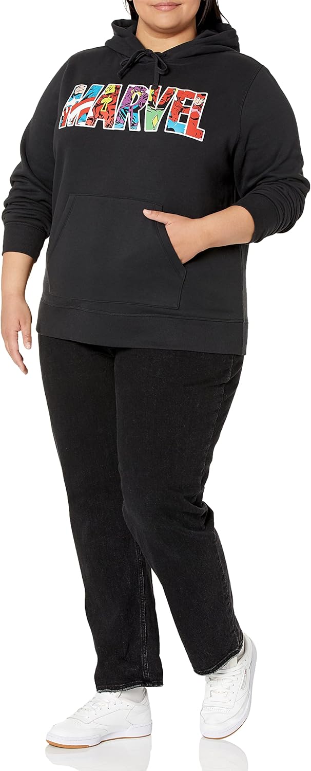 Amazon Essentials Disney | Marvel | Star Wars | Princess Women's Fleece Pullover Hoodie Sweatshirts (Available in Plus Size) - Image 7