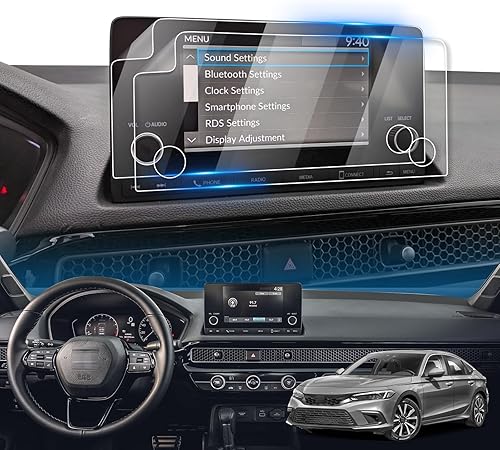 Miniatura 10 de LFOTPP Protector de pantalla de vidrio para H*onda Civic 2022 de 9 pulgadas de navegación de vidrio templado de 9H de dureza 9H para automóvil,