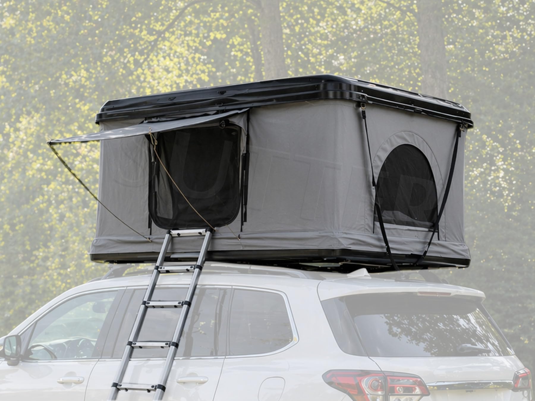 Hardtop Dachzelt (Hartschalen Universal-Dach-Zelt), wasserdichter lichtdichter Stoff 600D 230g/qm, Autodachzelt - Solange Vorrat reicht