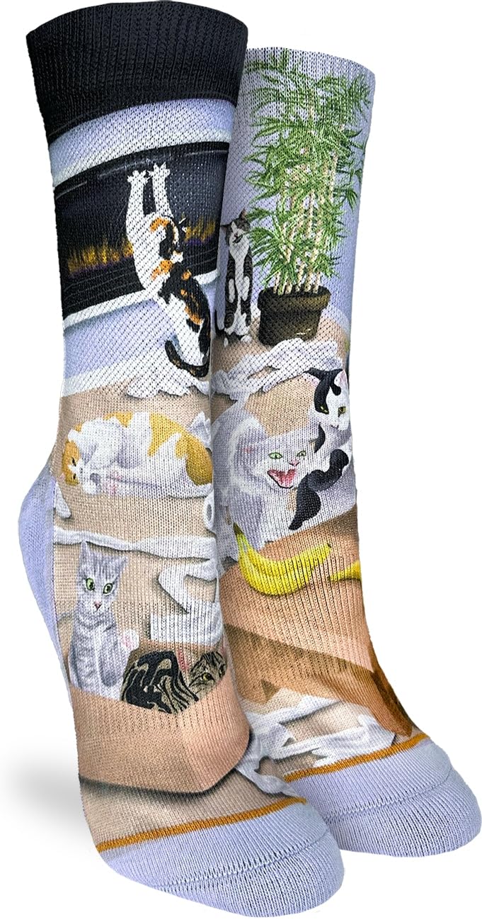 Good Luck Sock Women's Breaching Orcas Socks, Adult, Shoe Size 5-9 — view 212