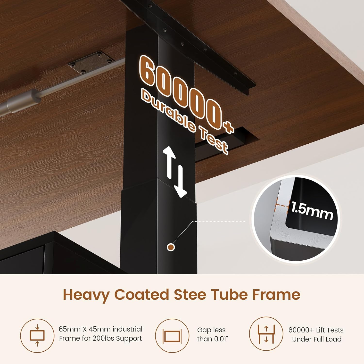 Heavy Coated Steel Tube Frame Durability