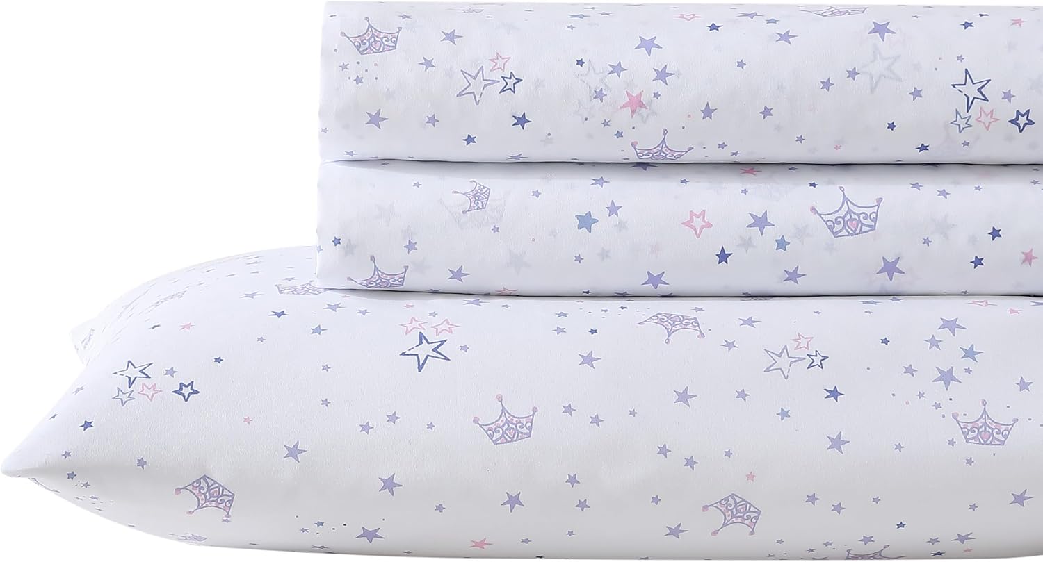 Laura Ashley Kids Queen Sheets, Soft WrinkleResistant Toddler Bedding Set, Fun