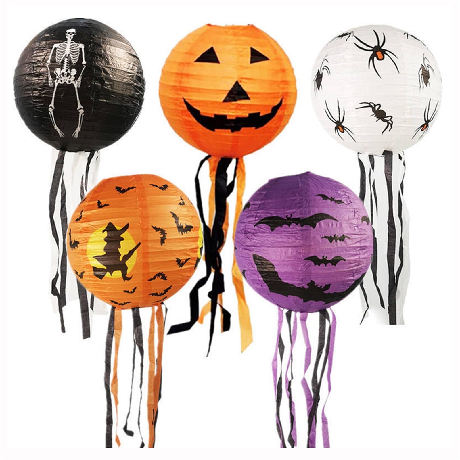 10Pcs Paper Lanterns for Lighting