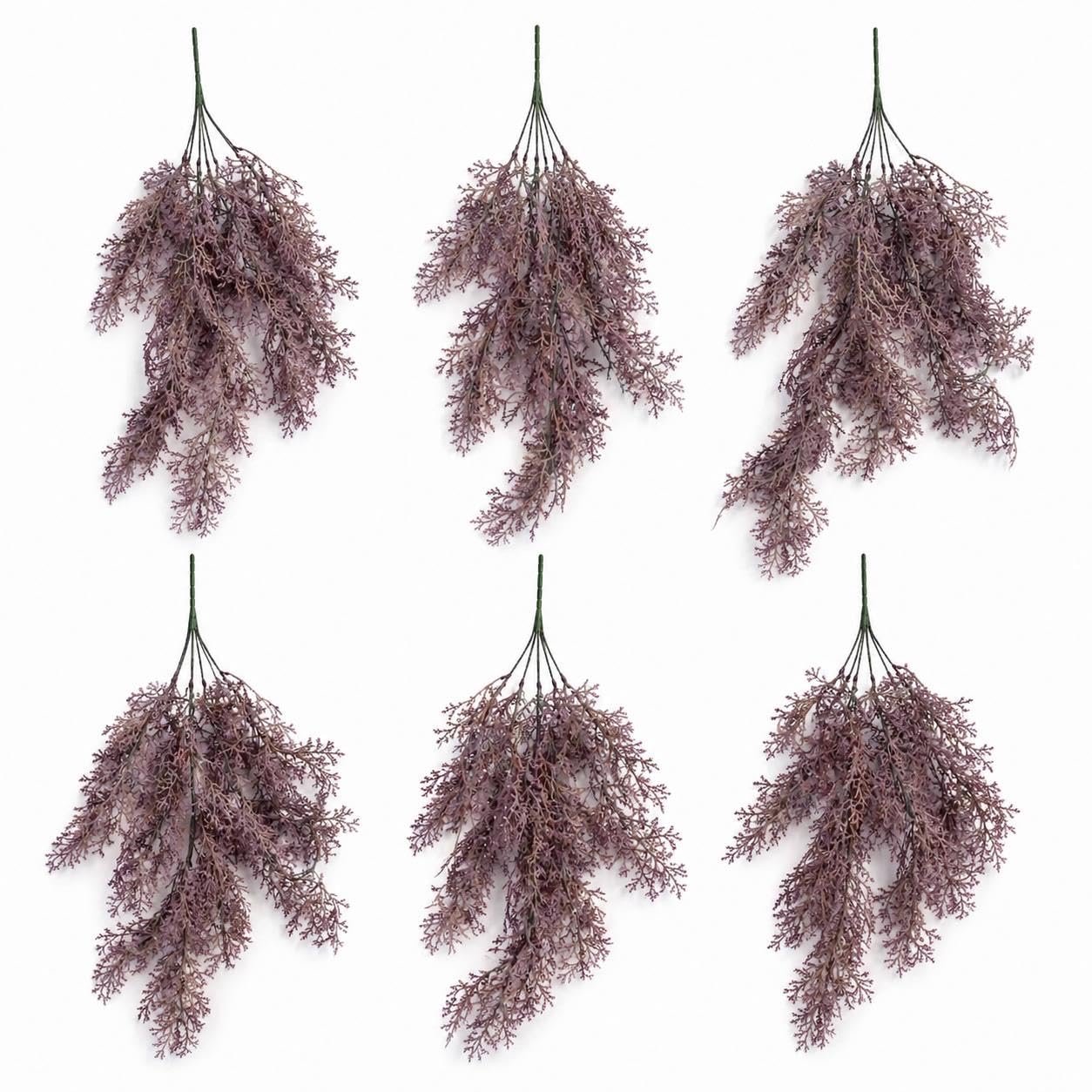 Multipack Leaf Design Artificial Hanging Plants