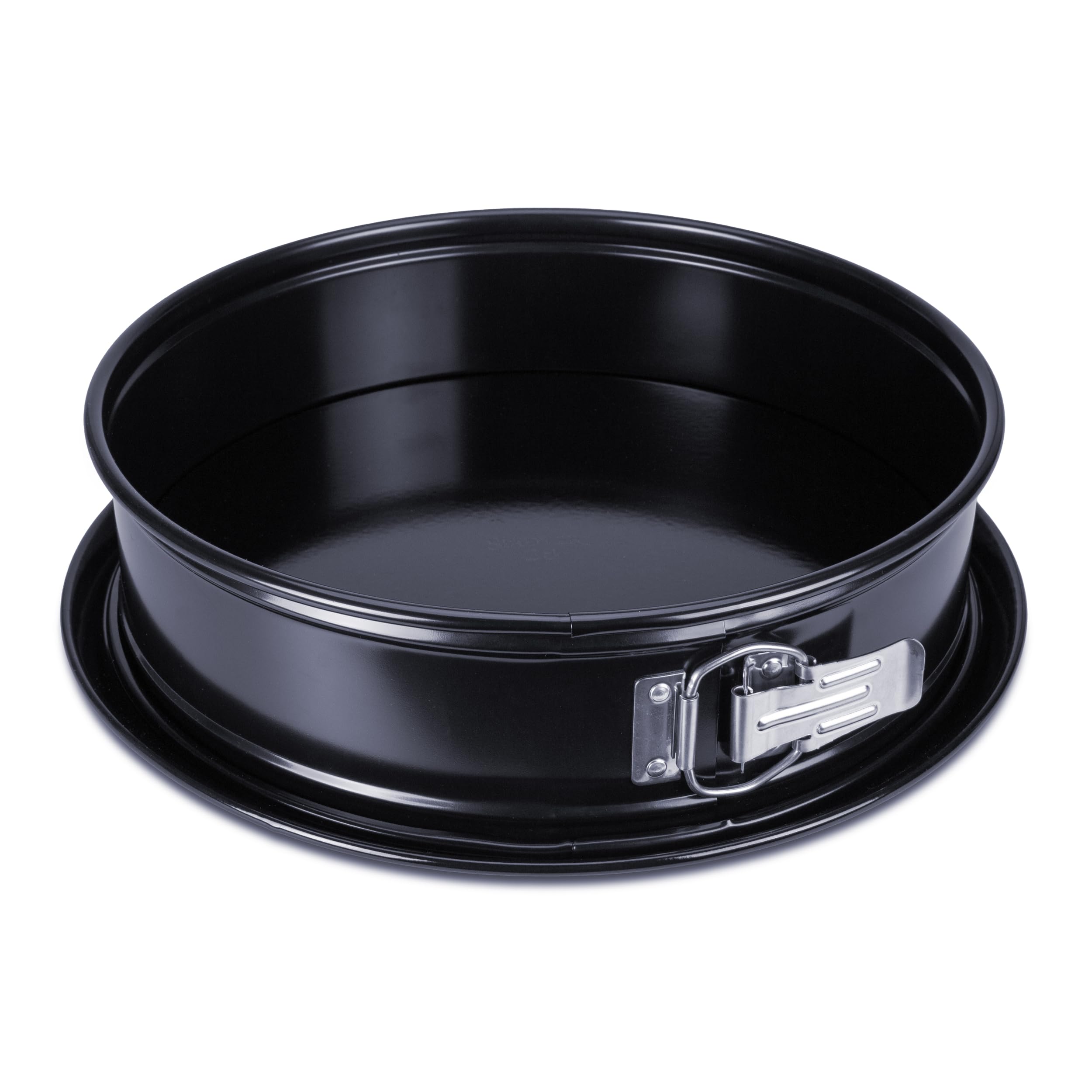 Städter we love baking Springform EMAILLE mit Flachboden, ø 28cm, Backform kratz- & schnittfest, Antihaftbeschichtung, made without PFAS, Black Edition, Temperaturbeständig bis 230°C