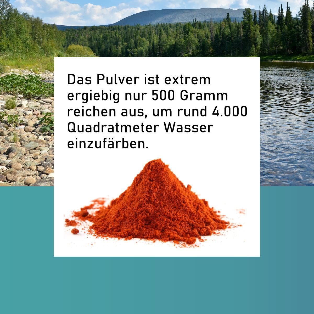 Uranin, gelb-grüner Markierungsfarbstoff Fluorescein, 3 x 100 g, Wasserfärbemittel zur Leckageortung, umweltfreundliches Lecksuchmittel